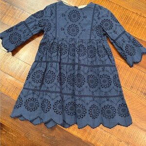 Zara girls eyelet dress